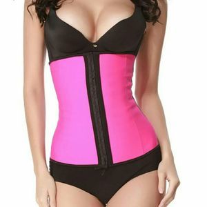 Women Girdle Sport Latex Waist Trainer Cincher